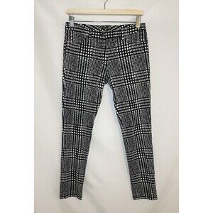 J. McLaughlin Becca Houndstooth Stretch Straight Ankle Pants‎ Women's 6